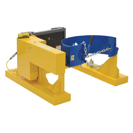 Vestil DCR-205 Fork Truck Drum Carrier/Rotators | Carry & Rotate 55-Gallon Steel Drums 360° From the Seat, Manual or DC-Powered, 800–2,000 lb