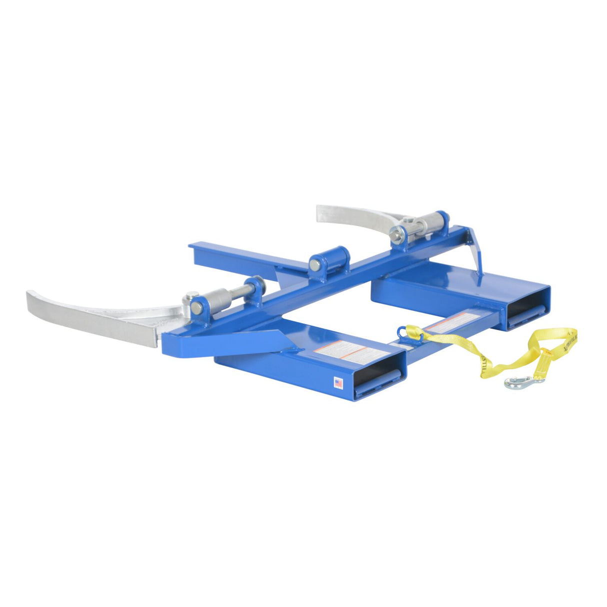 Vestil DGS & DGD Drum Grippers | Forklift Knuckle-Grip Drum Lifter, Single & Double Drum, Auto-Release, 800–2,000 lb