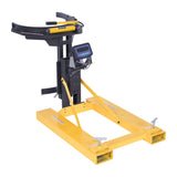 Vestil DGPS-55-SCL Fork Mounted Drum Gripper with Digital Scale | Grip & Weigh 55-Gallon Steel or Poly Drums, Top-Lip Lift, 700 lb