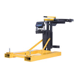 Vestil DGPS-55-SCL Fork Mounted Drum Gripper with Digital Scale | Grip & Weigh 55-Gallon Steel or Poly Drums, Top-Lip Lift, 700 lb