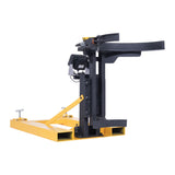 Vestil DGPS-55-SCL Fork Mounted Drum Gripper with Digital Scale | Grip & Weigh 55-Gallon Steel or Poly Drums, Top-Lip Lift, 700 lb