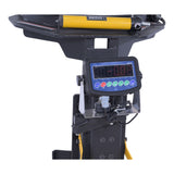 Vestil DGPS-55-SCL Fork Mounted Drum Gripper with Digital Scale | Grip & Weigh 55-Gallon Steel or Poly Drums, Top-Lip Lift, 700 lb