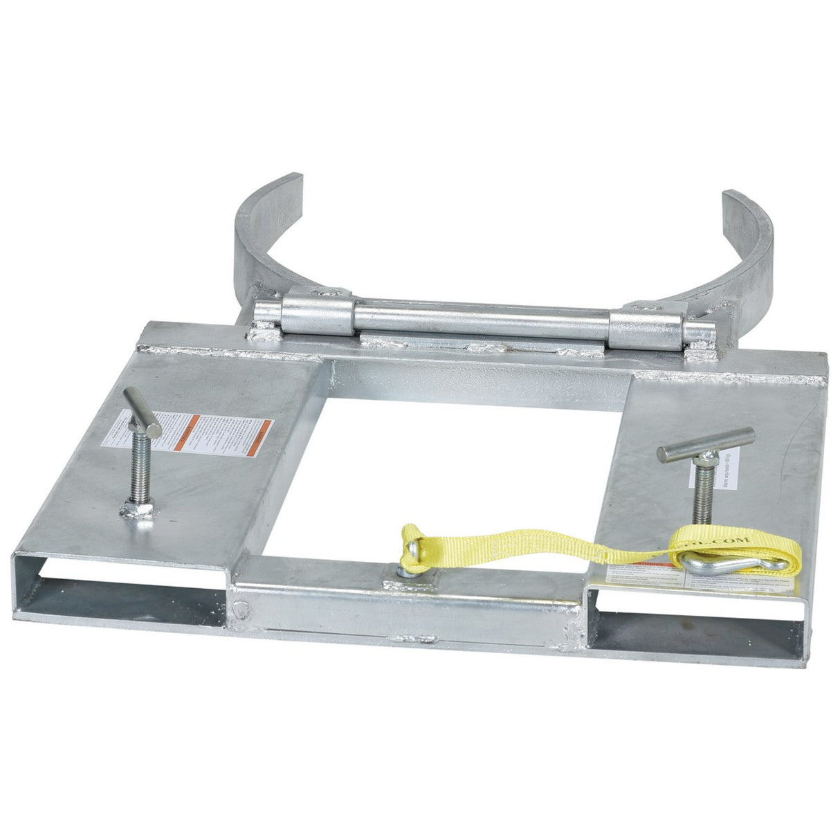 Vestil DGS & DGD Drum Grippers | Forklift Knuckle-Grip Drum Lifter, Single & Double Drum, Auto-Release, 800–2,000 lb