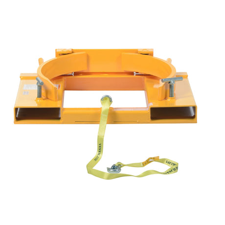 Vestil DGS & DGD Drum Grippers | Forklift Knuckle-Grip Drum Lifter, Single & Double Drum, Auto-Release, 800–2,000 lb