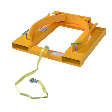 Vestil DGS & DGD Drum Grippers | Forklift Knuckle-Grip Drum Lifter, Single & Double Drum, Auto-Release, 800–2,000 lb