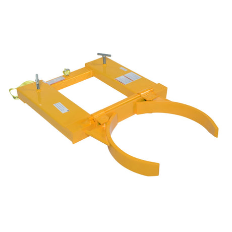 Vestil DGS & DGD Drum Grippers | Forklift Knuckle-Grip Drum Lifter, Single & Double Drum, Auto-Release, 800–2,000 lb
