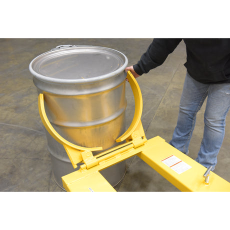 Vestil DGS & DGD Drum Grippers | Forklift Knuckle-Grip Drum Lifter, Single & Double Drum, Auto-Release, 800–2,000 lb