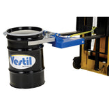 Vestil DGS & DGD Drum Grippers | Forklift Knuckle-Grip Drum Lifter, Single & Double Drum, Auto-Release, 800–2,000 lb