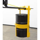 Vestil DRUM-LUG Overhead Drum Lifter — Crane & Forklift Dual-Mode Steel Drum Saddle, 1,000 lb Capacity, 30/55-Gallon