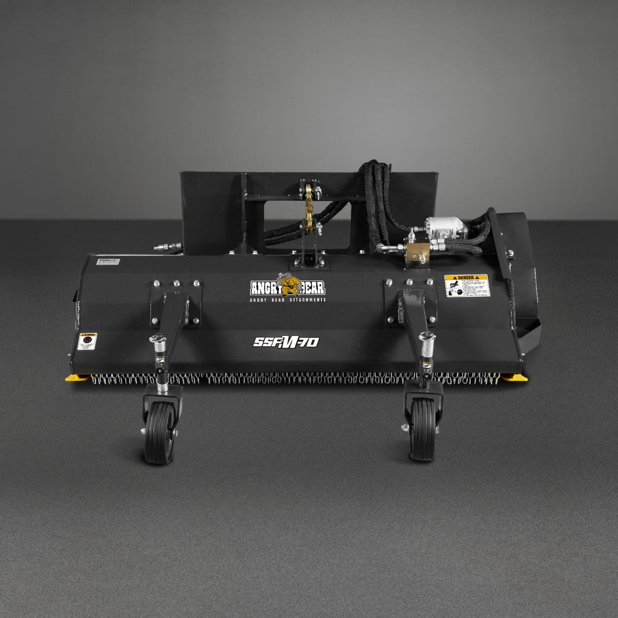 MechMaxx 68" Hydraulic Flail Mower Attachment for Skid Steer Loaders