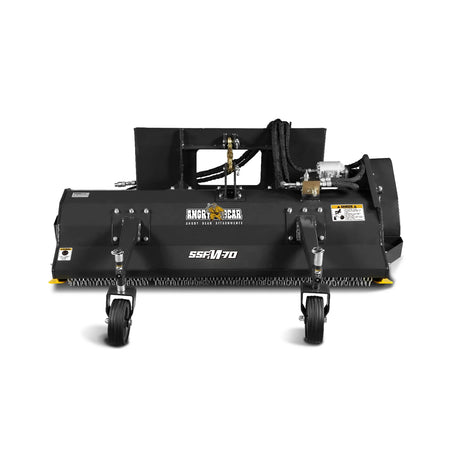 MechMaxx 68" Hydraulic Flail Mower Attachment for Skid Steer Loaders