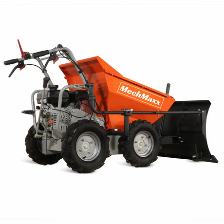 MechMaxx 660lb 7HP Gas Powered Wheelbarrow Cart, Snow Shovel, T30