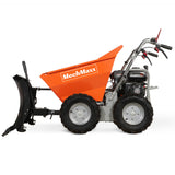 MechMaxx 660lb 7HP Gas Powered Wheelbarrow Cart, Snow Shovel, T30