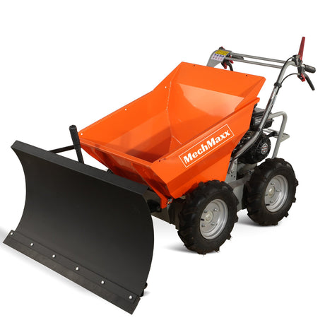 MechMaxx 660lb 7HP Gas Powered Wheelbarrow Cart, Snow Shovel, T30