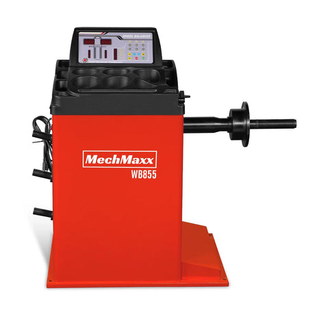 MechMaxx 10-24" Rim Wheel Balancer, 40mm Shaft, 5 Balancing Modes