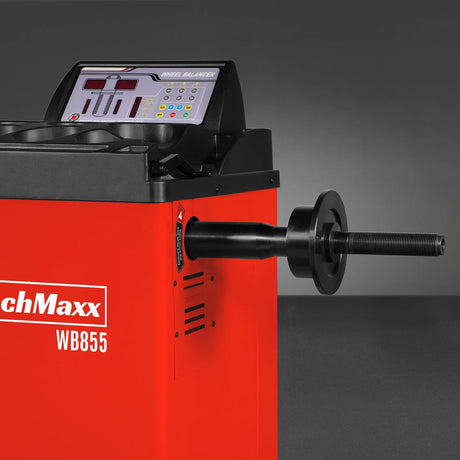 MechMaxx 10-24" Rim Wheel Balancer, 40mm Shaft, 5 Balancing Modes