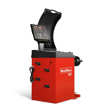 MechMaxx 10-24" Rim Wheel Balancer with Laser, LED & Foot Pedal Brake