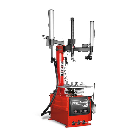 MechMaxx 24" Swing Arm Tire Changer, Double Assist Arms & Bead Blaster