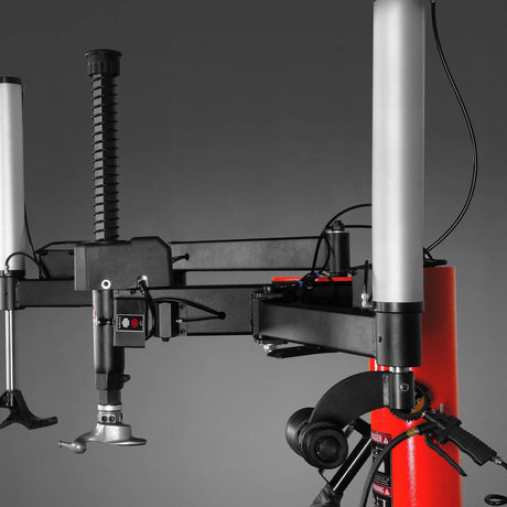 MechMaxx 24" Swing Arm Tire Changer, Double Assist Arms & Bead Blaster