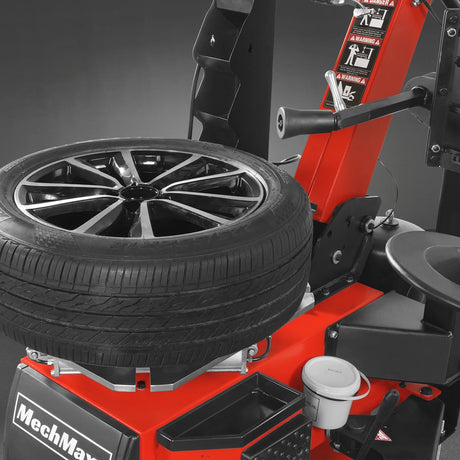 MechMaxx 28" Rim Tilt Back Tire Changer with Assist Arm & Bead Blaster
