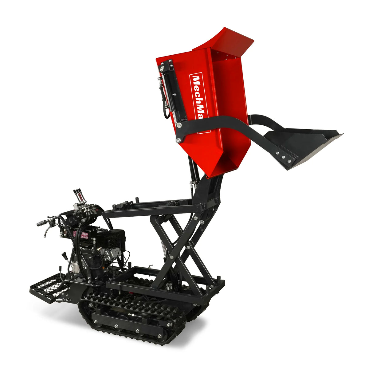 MechMaxx 1100lb 10HP 302cc Tracked Dumper, Tipping & Lifting, D50HTFL