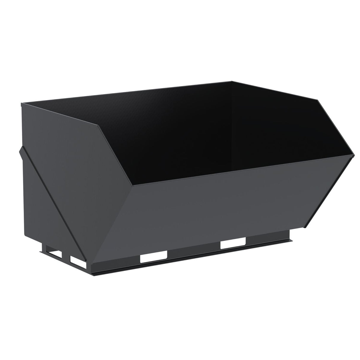 Vestil Skid Steer Hopper Attachment – Heavy Duty Steel Material Hopper for Construction & Landscaping