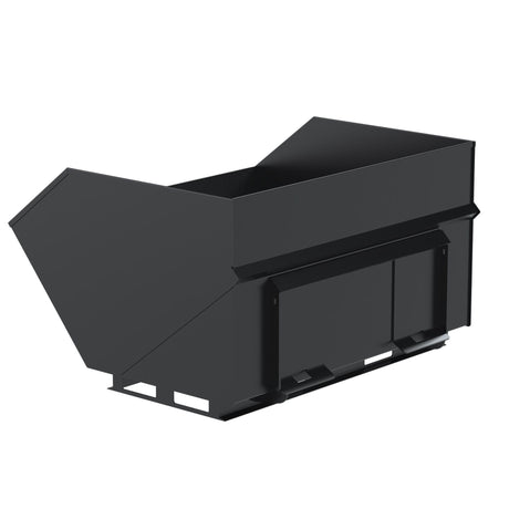 Vestil Skid Steer Hopper Attachment – Heavy Duty Steel Material Hopper for Construction & Landscaping