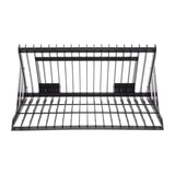 Vestil Skid Steer Rock Grader Bucket – Heavy Duty Steel Rock Grapple Attachment