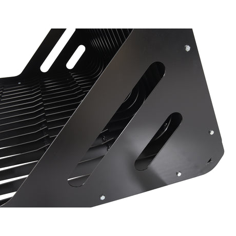 Vestil Skid Steer Rock Grader Bucket – Heavy Duty Steel Rock Grapple Attachment