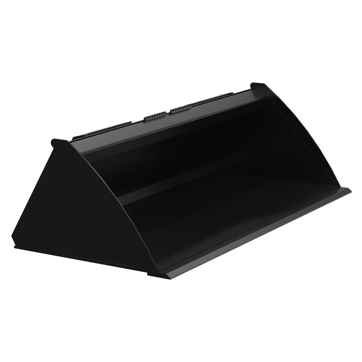 Vestil Skid Steer Bucket Attachment – Heavy Duty Low Profile Steel Bucket for Dirt, Mulch & Snow