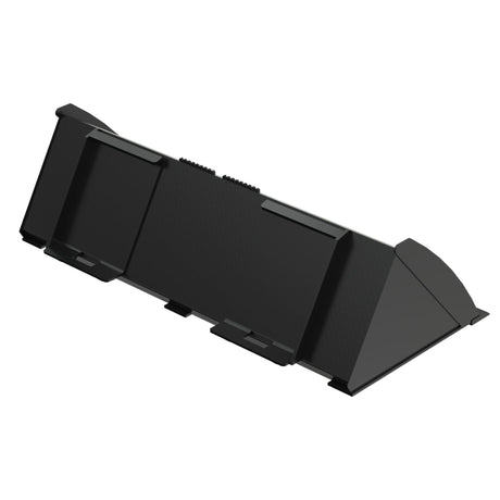 Vestil Skid Steer Bucket Attachment – Heavy Duty Low Profile Steel Bucket for Dirt, Mulch & Snow