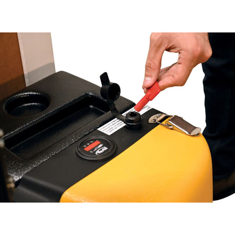 Vestil EPT-2547-30-SCL Electric Pallet Truck with Built-In Scale — 3,000 lb Capacity, 25"×47" Forks