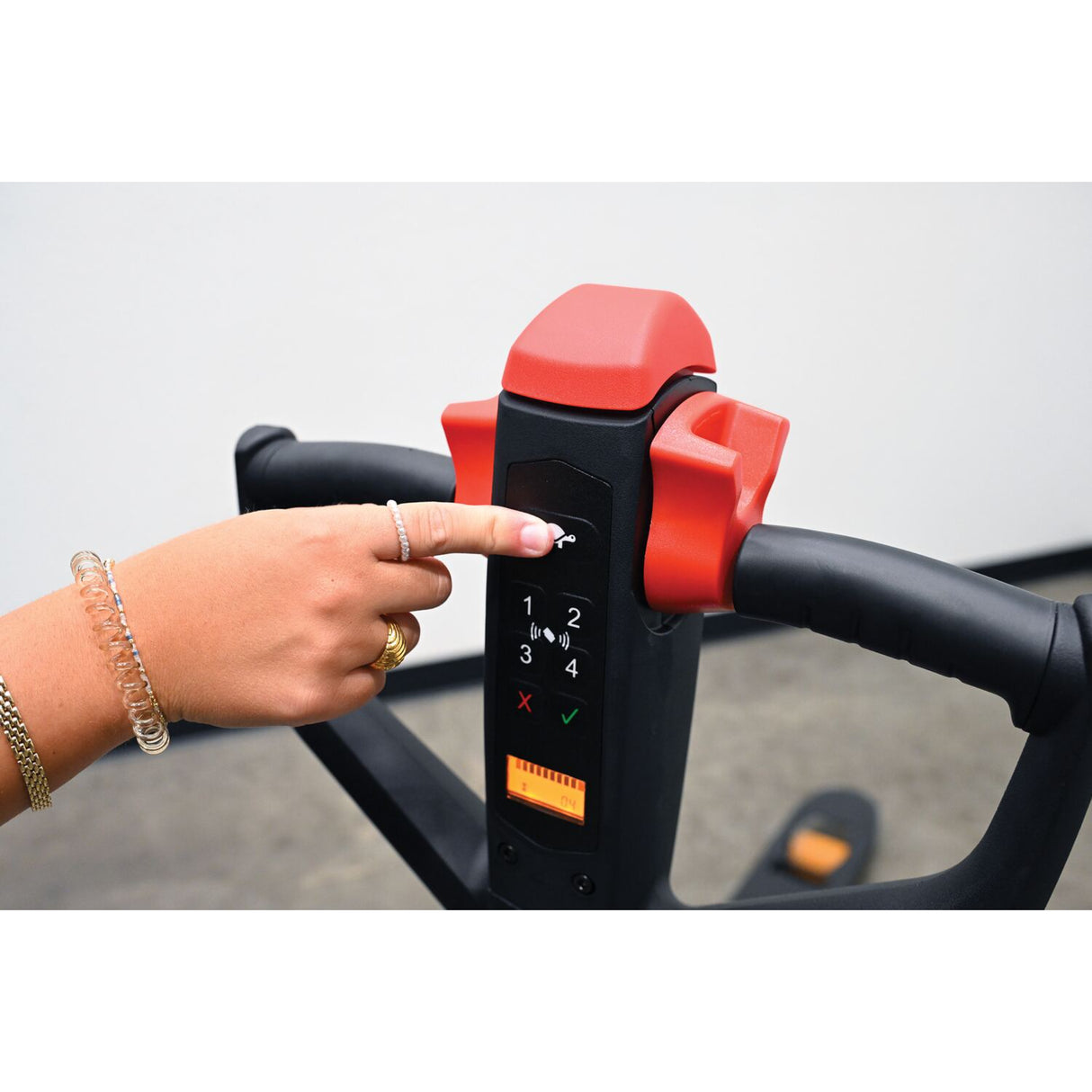 Vestil EPT Fully Powered Electric Pallet Truck — Lithium-Ion Smart Walkie with LCD Multi-Function Handle and Auto Turn-Speed Sensor