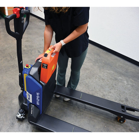 Vestil EPT Fully Powered Electric Pallet Truck — Lithium-Ion Smart Walkie with LCD Multi-Function Handle and Auto Turn-Speed Sensor