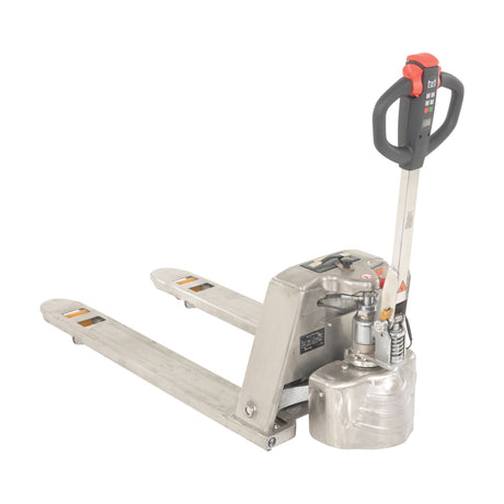 Vestil EPT-2748-30-SS Stainless Steel Electric Pallet Truck — Washdown-Ready Lithium-Ion Pallet Jack for Food & Pharma