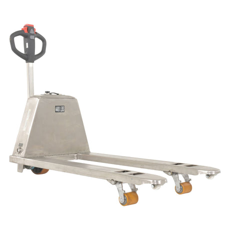 Vestil EPT-2748-30-SS Stainless Steel Electric Pallet Truck — Washdown-Ready Lithium-Ion Pallet Jack for Food & Pharma
