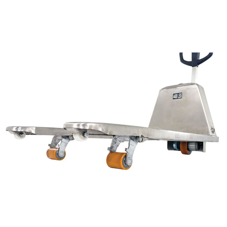 Vestil EPT-2748-30-SS Stainless Steel Electric Pallet Truck — Washdown-Ready Lithium-Ion Pallet Jack for Food & Pharma