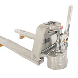 Vestil EPT-2748-30-SS Stainless Steel Electric Pallet Truck — Washdown-Ready Lithium-Ion Pallet Jack for Food & Pharma
