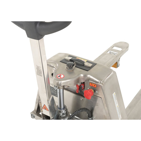 Vestil EPT-2748-30-SS Stainless Steel Electric Pallet Truck — Washdown-Ready Lithium-Ion Pallet Jack for Food & Pharma