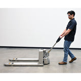 Vestil EPT-2748-30-SS Stainless Steel Electric Pallet Truck — Washdown-Ready Lithium-Ion Pallet Jack for Food & Pharma