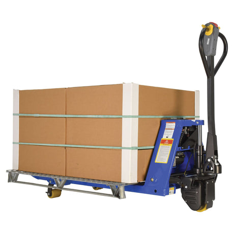Vestil EPT-2748-30 Economy Fully Electric Pallet Truck — Lithium-Ion Drive & Lift, Compact 3,000 lb Capacity