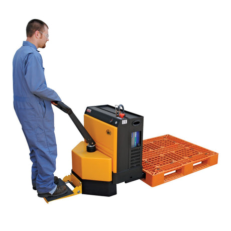 Vestil EPT-2748 Heavy-Duty Powered Electric Pallet Truck — 4,500 lb Capacity, 27" W