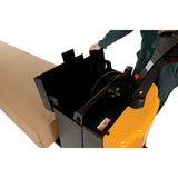 Vestil EPT-2796 Extra-Long Heavy-Duty Electric Pallet Truck — 4,500 lb Capacity, 27" × 96" with Rider Platform