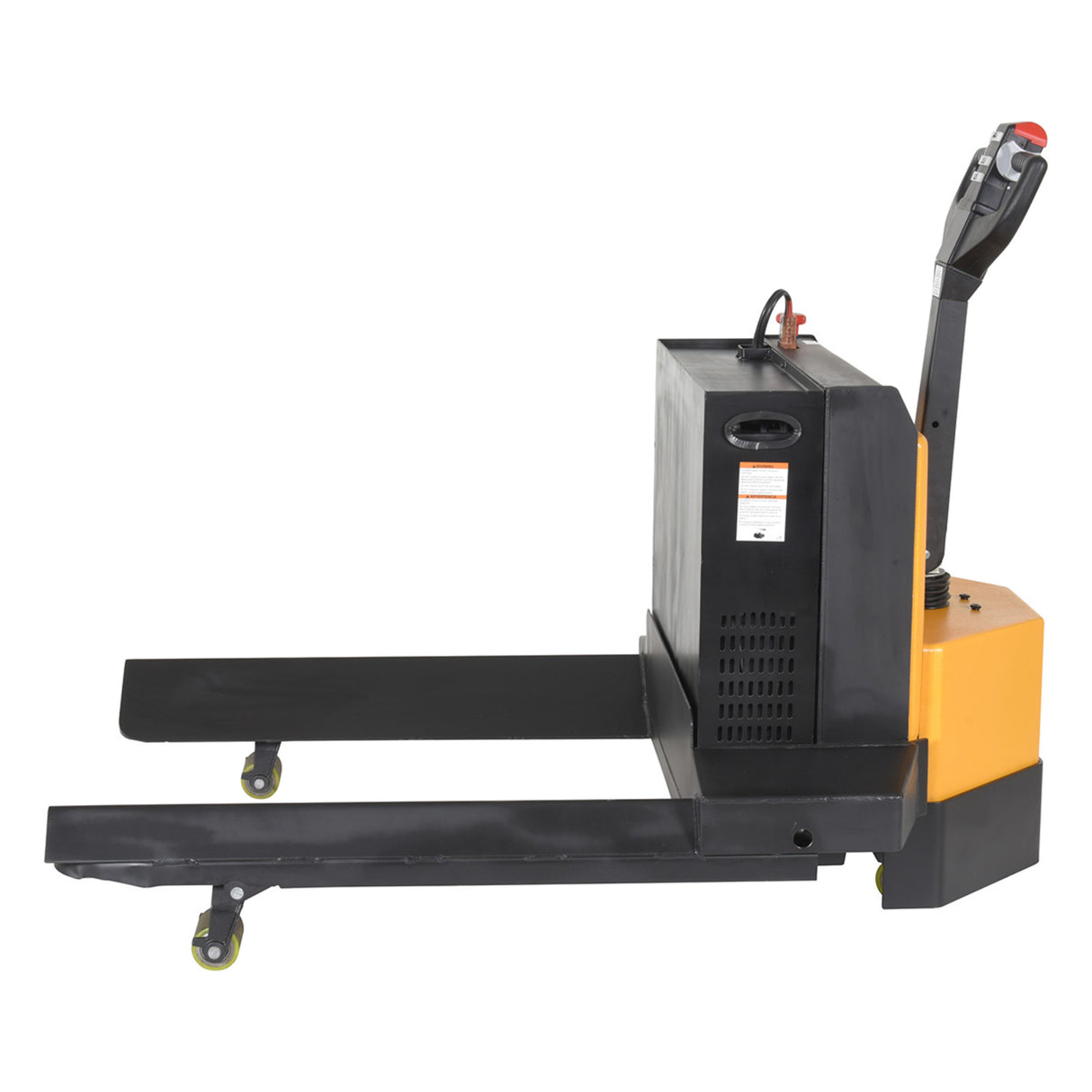 Vestil EPT-RL Electric Powered Roll Pallet Truck — V-Cradle Forks for Carpet, Paper, Fabric, and Industrial Roll Handling