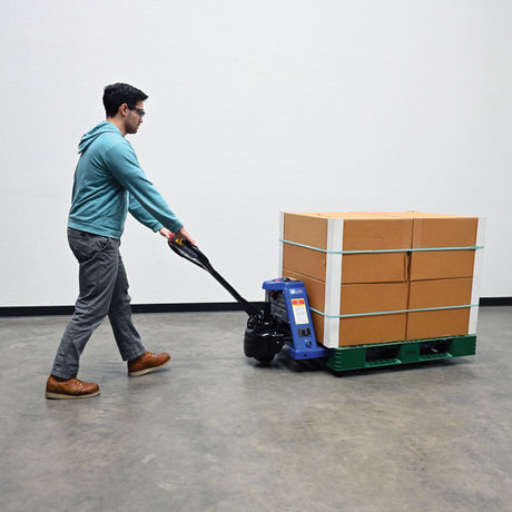 Vestil EPT-CFR-2748-40 Cold Room Electric Pallet Truck — Lithium-Ion Powered for Freezers & Refrigerated Warehouses