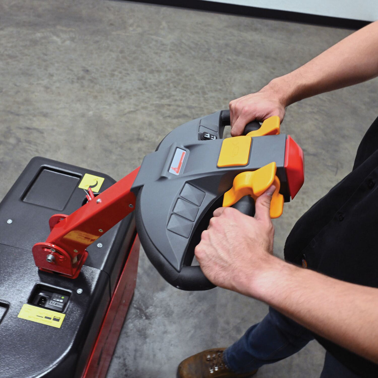 Vestil EPT-PGL-2045-30 Pegasolift Electric Pallet Truck — Italian Premium Compact Walkie with Built-In 24V Charger, LCD Hour Indicator, and Under-Shelf Operation