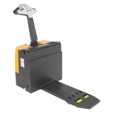 Vestil EPT-SF Single Fork Electric Pallet Truck — Walk-Behind Specialty for Half-Size Pallets, Bulk Containers, and Single-Pocket Loads