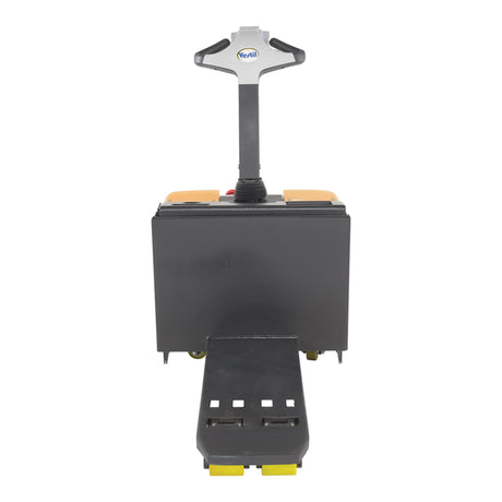 Vestil EPT-SF Single Fork Electric Pallet Truck — Walk-Behind Specialty for Half-Size Pallets, Bulk Containers, and Single-Pocket Loads