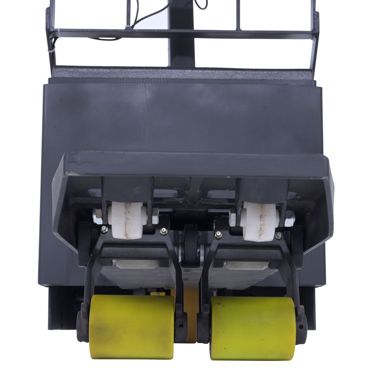 Vestil EPT-SF-1240-26-SCL Single Fork Electric Pallet Truck with Built-in Digital Scale — Weigh and Move Half-Size Pallets and Bulk Containers