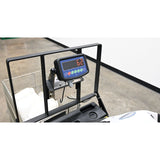 Vestil EPT-SF-1240-26-SCL Single Fork Electric Pallet Truck with Built-in Digital Scale — Weigh and Move Half-Size Pallets and Bulk Containers
